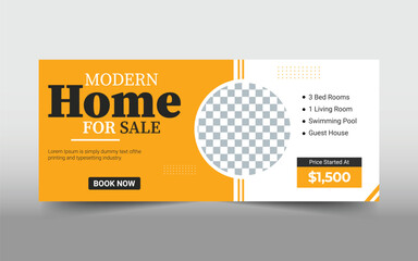 Modern  Home  banner template