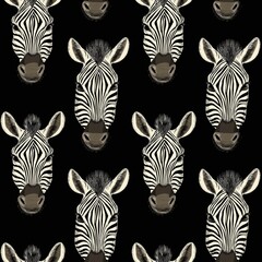 Wall Mural - zebra graphic seamless pattern