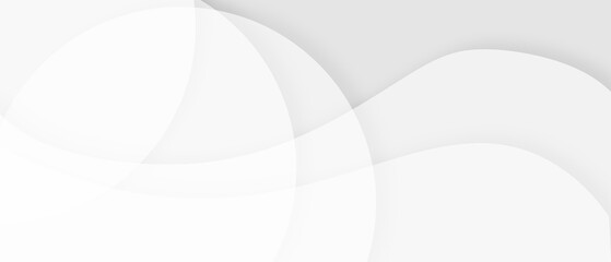 Wall Mural - white abstract background, circle abstract background for presentation