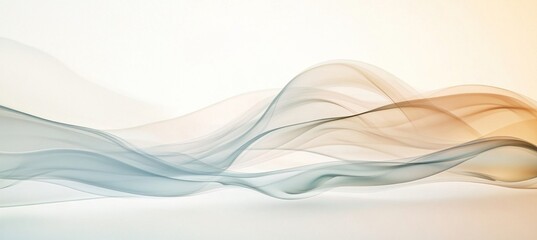 Wall Mural - abstract smoke background forming wavy shapes with pastel colors
