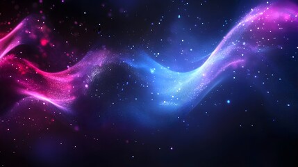 Abstract digital data streams with binary code and light streaks on a dark background.
