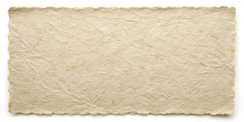 Aufkleber - High-Resolution Image of Textured, Handcrafted Paper with Irregular Edges