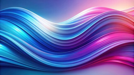 Aufkleber - Abstract Colorful Swirling Wave Background Design with Vibrant Hues and Smooth Curves