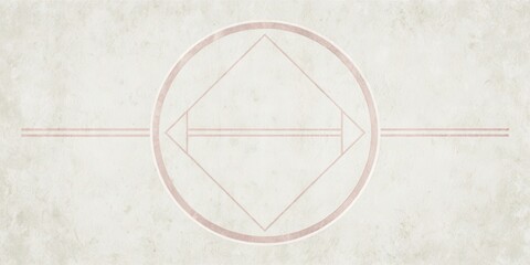 Poster - Subtle Geometric Shapes on a Textured Background for Design Projects