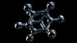 © sambath - A digitally created carbon atom, showing its hexagonal bonding structure commonly seen in organic chemistry.