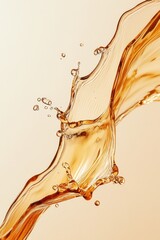 Wall Mural - splashing liquid creating a dynamic and refreshing wave