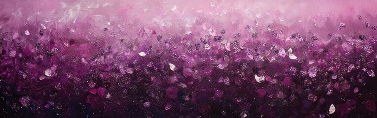 Fototapete - Lush plum and champagne sparkles blending together in a mesmerizing abstract display