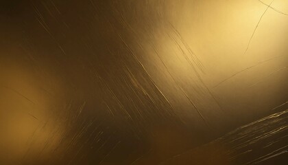 Wall Mural - Smooth polished dark gold metallic surface with faint scratches and matte finish