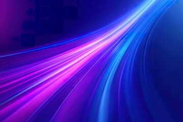 Wall Mural - abstract blue background with lines. abstract background with smooth lines in blue and violet colors