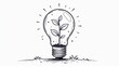 © NAVA - Green Energy Idea - Plant Growing in Light Bulb
