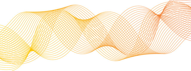 Wall Mural - technology abstract wave flowing lines. energy flow frequency digital sound wave. curved wavy lines 