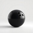 © asyrofmuzakki - Black Bowling Ball: A Minimalist Still Life