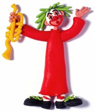 トランペットのサーカスピエロ 無料画像 - Public Domain Pictures