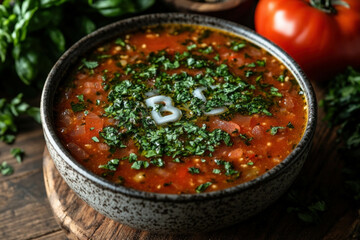 Poster - Chunky Tomato Basil Soup