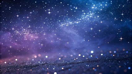 Dreamy night sky with a vibrant Milky Way galaxy, twinkling stars, and a hint of cosmic dust. The image evokes a sense of wonder and endless possibilities.