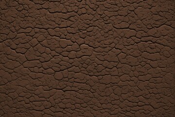 a close up of a brown wall with a small crack in it