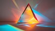 © siyons - Glass Pyramid Refracting Colorful Light Rays