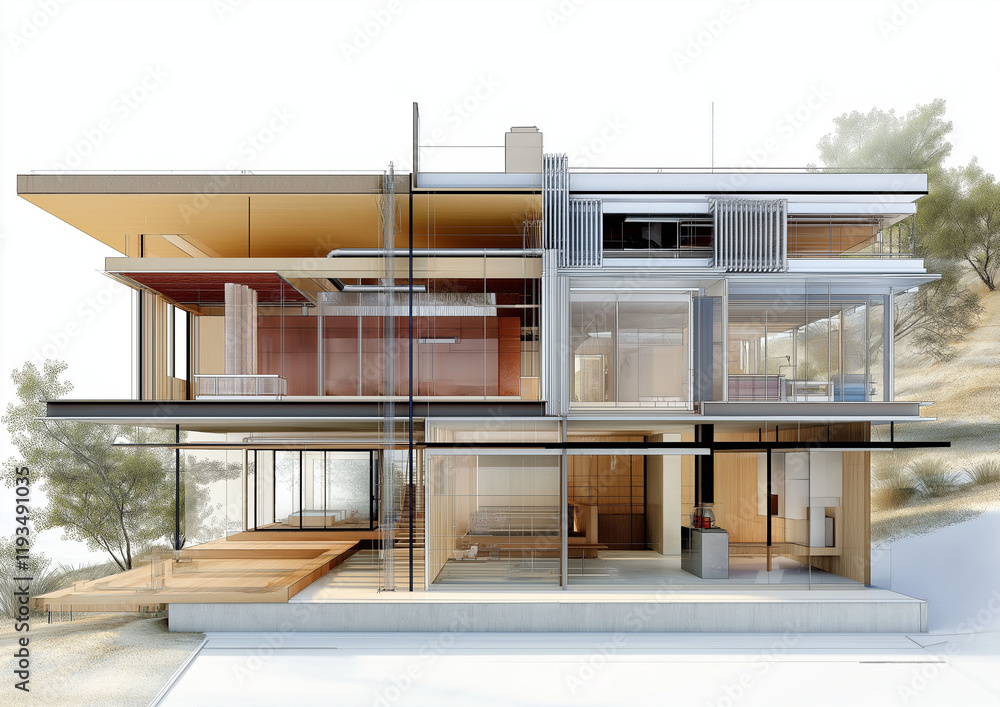Image showcasing Passive house design innovation and sustainability technology ...