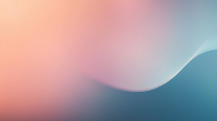 Wall Mural - Colorful abstract design blending soft hues and flowing curves creates a modern aesthetic suitable for various applications. Generative AI