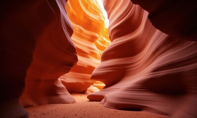 Wall Mural - Stunning orange sandstone canyon formations