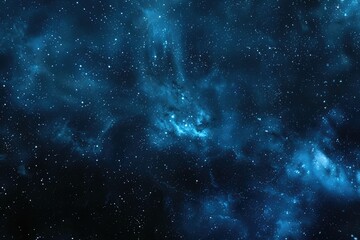 Wall Mural - Starry night sky as a background. Dark interstellar space.