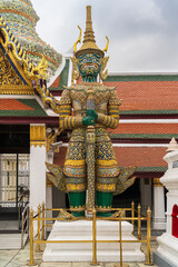 Wall Mural - Guardian at the Grand Palace and the Temple of the Emerald Buddha - Wat Phra Kaew