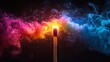 © Ege - colorful fire with the match