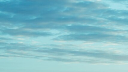 Wall Mural - Sky Clouds Time Passing At Dusk After Sunset Over Sicily Region
