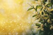 © Анатолий Сав - Floating pollen particles in sunlight cause irritated skin patches and allergy symptoms in the spring season. Generative AI