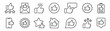 © Anton - Thumb up and like outline icons set