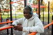 © Marko Geber - Senior man working out in the park