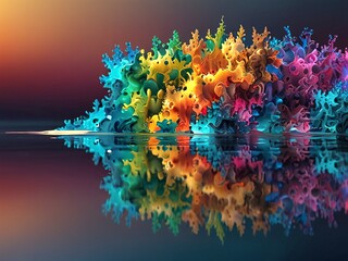 Wall Mural - colorful abstract.