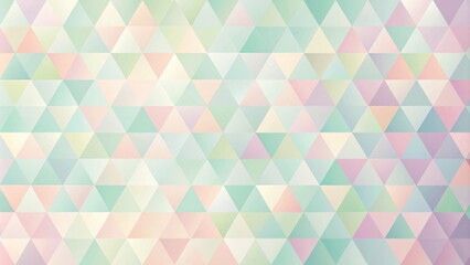 Aufkleber - Pastel Triangle Mosaic Background Texture A Seamless Pattern for Design Projects