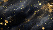 © Erika - fondo con textura con manchas de pintura o salpicaduras doradas con destellos de luces efecto bokeh desenfocado textura simulando el espacio