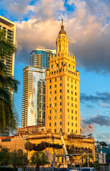 Wall Mural - Freedom Tower at Miami Dade College, a U.S. National Historic Landmark in Miami, Florida