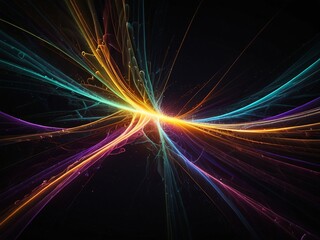 Wall Mural - colorful light.