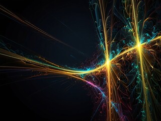 Wall Mural - colorful light.