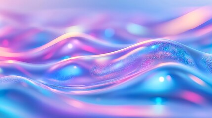 Poster - pastel liquid waves, abstract background - pastel colors