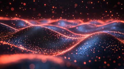 blockchain network technology futuristic background