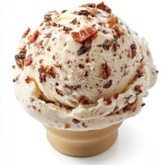 Wall Mural - Smoked Maple Ice Cream with Bacon Bits