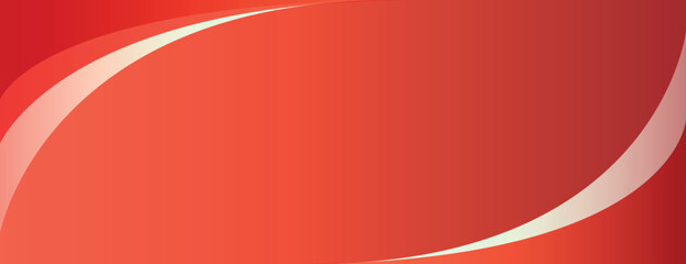Red background with smooth gradient and curved lines. The background is vibrant red with a sleek, modern texture. Minimal abstract gradient curve vector background