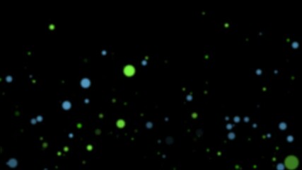 Wall Mural - COLORFUL LIGHT PARTICLES IN OUTER SPACE