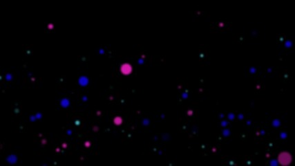 Wall Mural - COLORFUL LIGHT PARTICLES IN OUTER SPACE