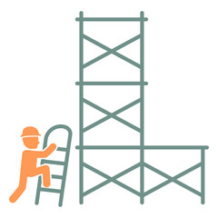 Poster - scaffolding tower