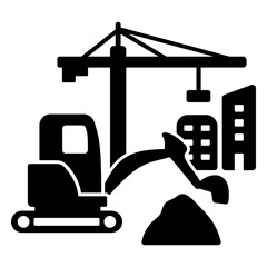 Poster - construction site