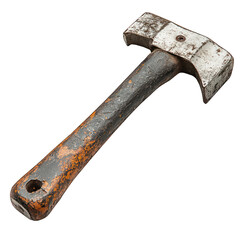 Wall Mural - An old, rusty hammer with a worn handle, used for construction tasks.