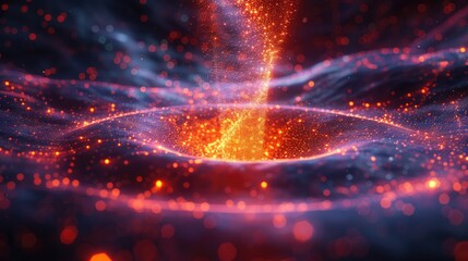 data flowing background