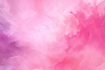 Wall Mural - abstract pink watercolor background with soft vibrant watercolor painting with shades of pink and pu
