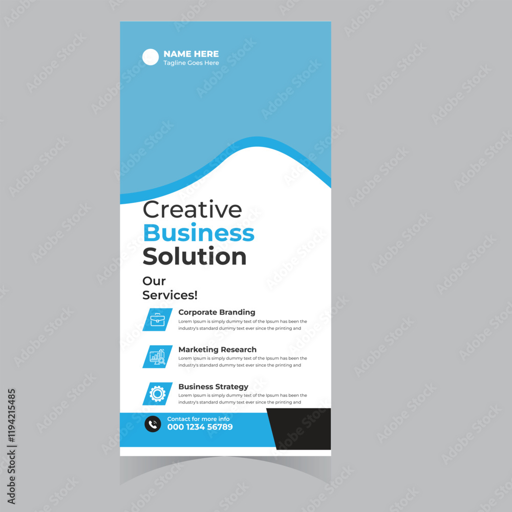Creative Modern Corporate DL Flyer Design. DL Flyer design. Pink ...