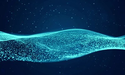 Wall Mural - abstract background wave particle grain